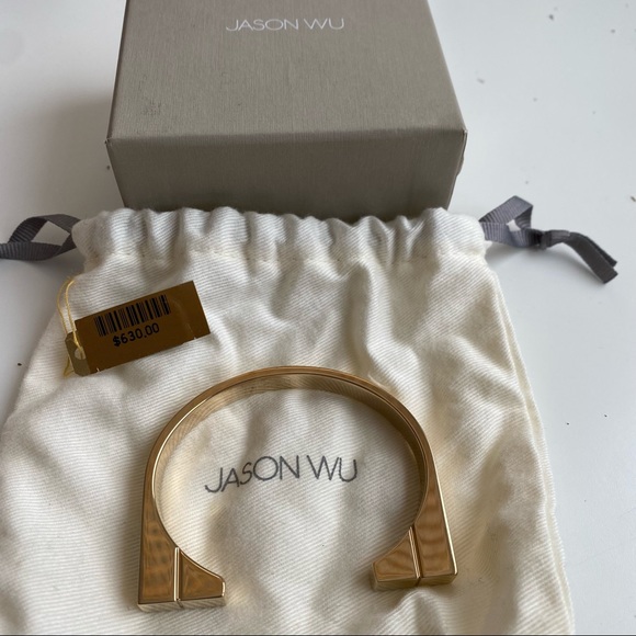Jason Wu 18k Gold Plated Cuff Bracelet - Picture 5 of 8